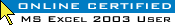 SPECIALIST� Online Certified Microsoft Excel 2003 User